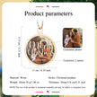 Custom Photo Christmas Ornament - handmade
