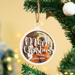Custom Photo Christmas Ornament - handmade