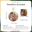 Custom Photo Christmas Ornament - handmade