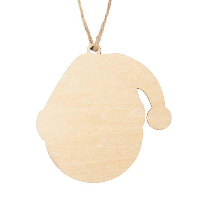 Personalised Photo Santa Hat Christmas Ornament - handmade