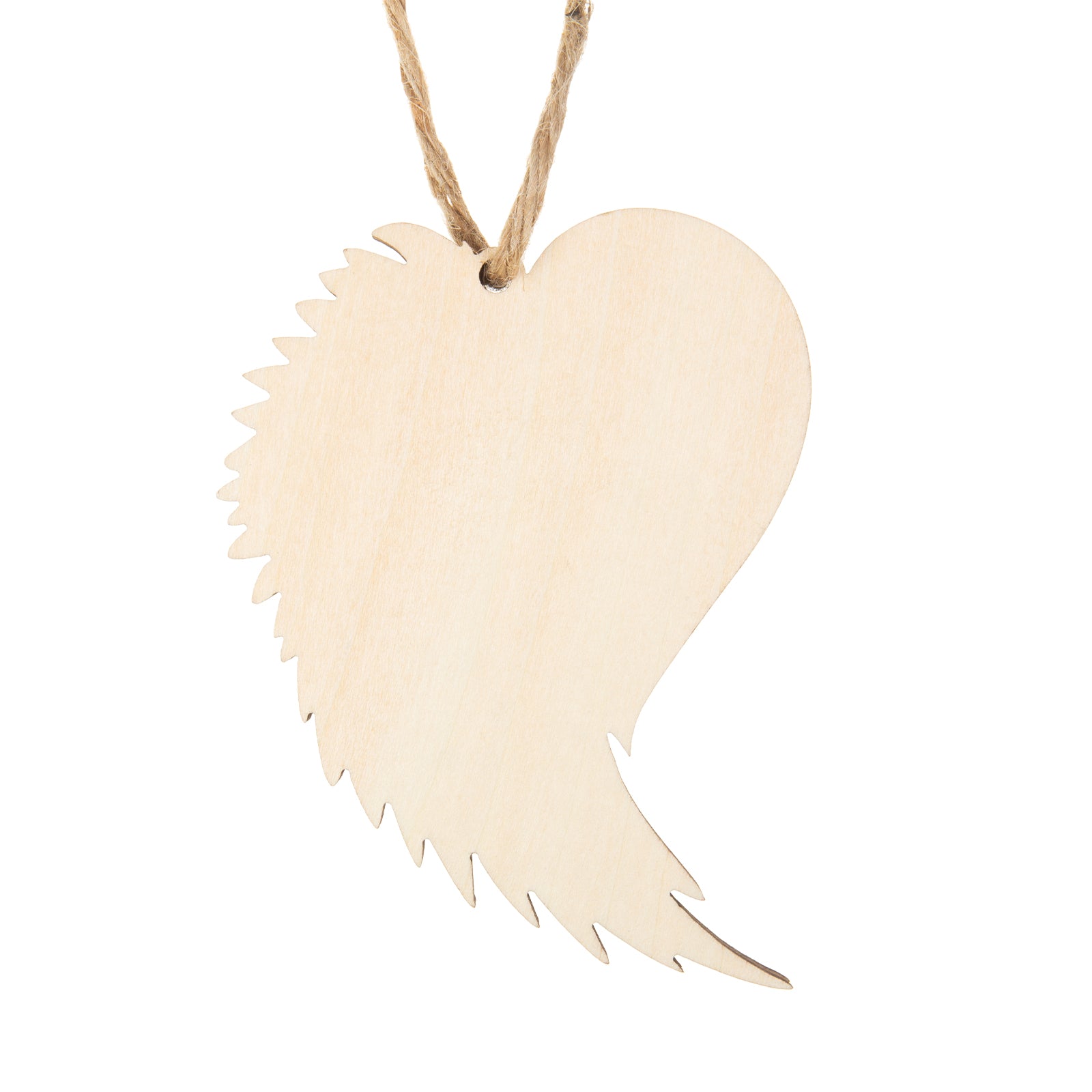 Personalised Angel Wing Christmas Ornament - handmade