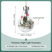 Personalised Christmas Name Light - handmade