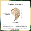 Personalised Angel Wing Christmas Ornament - handmade
