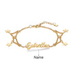 Custom Name Christmas Bracelet - handmade