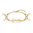 Custom Name Christmas Bracelet - handmade