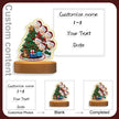 Decorative Christmas Tree Night Light - handmade