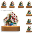 Decorative Christmas Tree Night Light - handmade