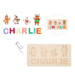 Personalised Wooden Christmas Name Puzzle - handmade
