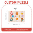 Personalised Wooden Christmas Puzzle - handmade
