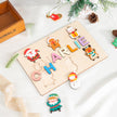 Personalised Wooden Christmas Puzzle - handmade