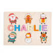 Personalised Wooden Christmas Puzzle - handmade