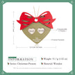 Personalised Heart Christmas Ornament - handmade