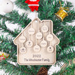 Custom Family Christmas Ornament - handmade