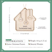 Custom Family Christmas Ornament - handmade