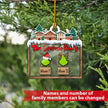 Custom Acrylic Family Ornament - handmade
