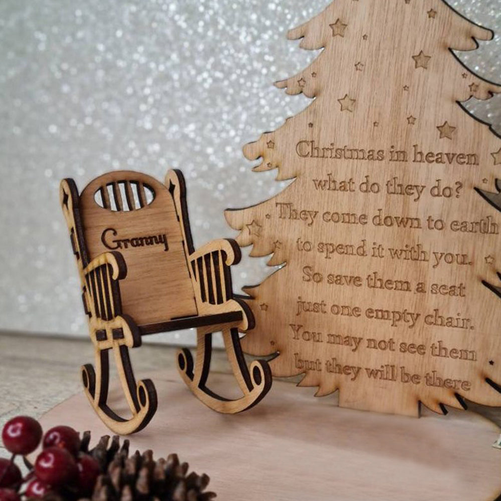 Personalised Memorial Christmas Ornament - handmade