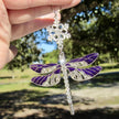 Personalised Dragonfly Christmas Ornament - handmade