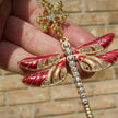 Personalised Dragonfly Christmas Ornament - handmade