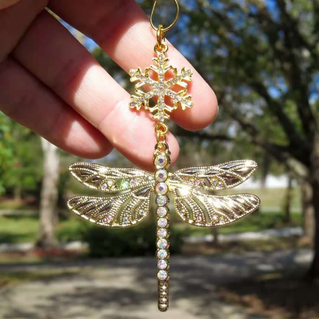 Personalised Dragonfly Christmas Ornament - handmade