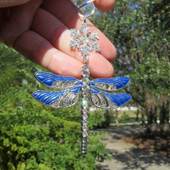Personalised Dragonfly Christmas Ornament - handmade