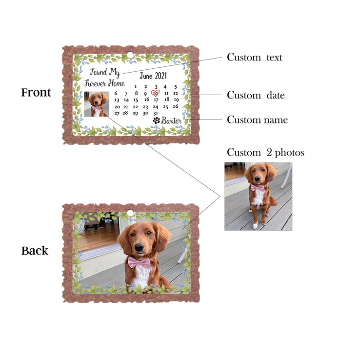 Custom Wooden Christmas Ornament - handmade