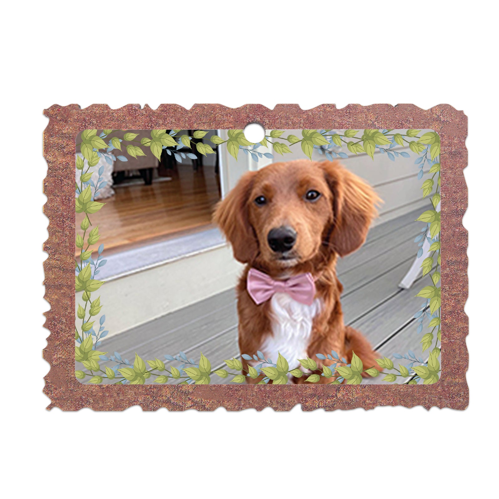 Custom Wooden Christmas Ornament - handmade