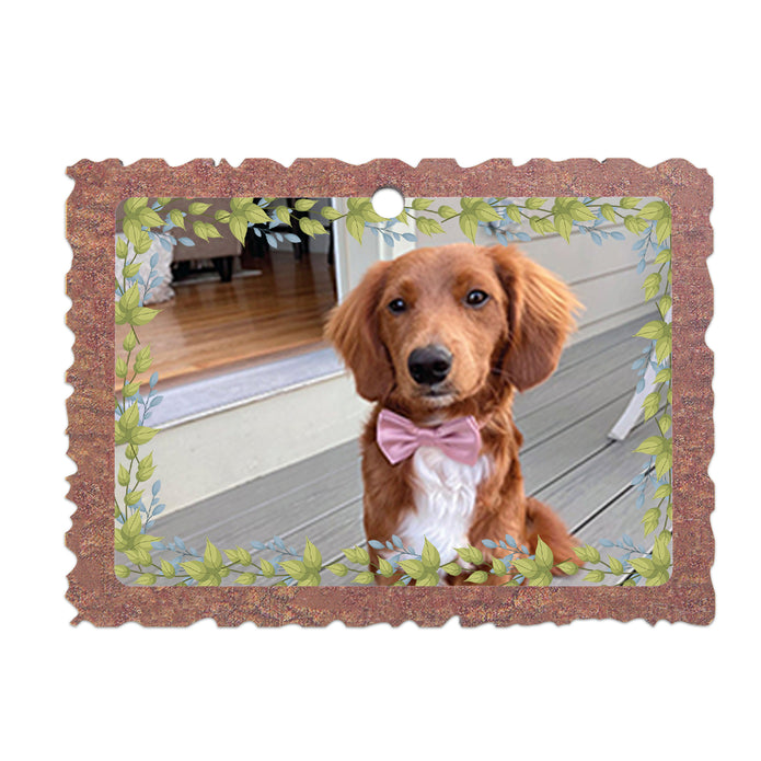 Custom Wooden Christmas Ornament - handmade