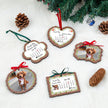 Custom Wooden Christmas Ornament - handmade