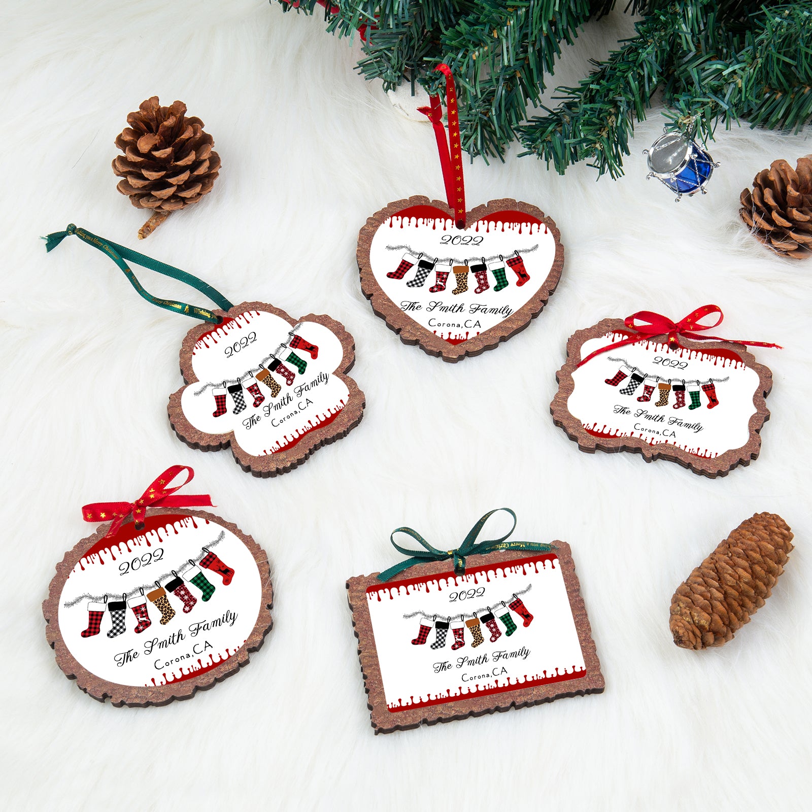 Personalised Photo Christmas Ornament - handmade