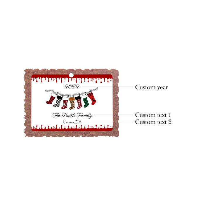 Personalised Photo Christmas Ornament - handmade