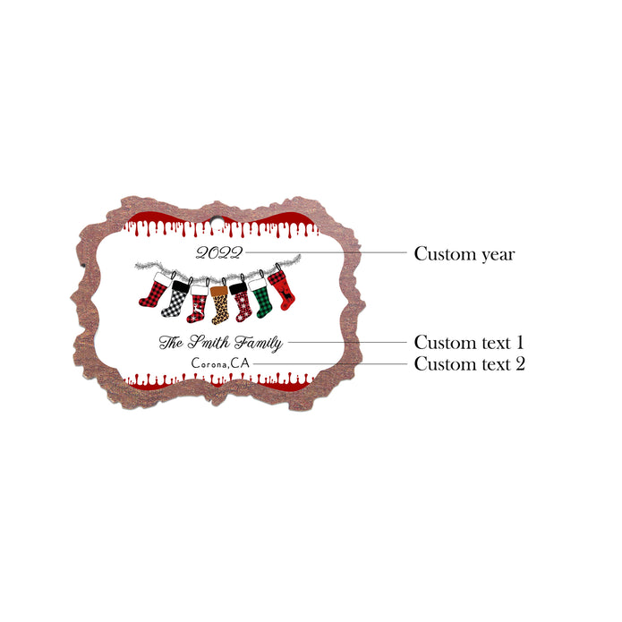Personalised Photo Christmas Ornament - handmade