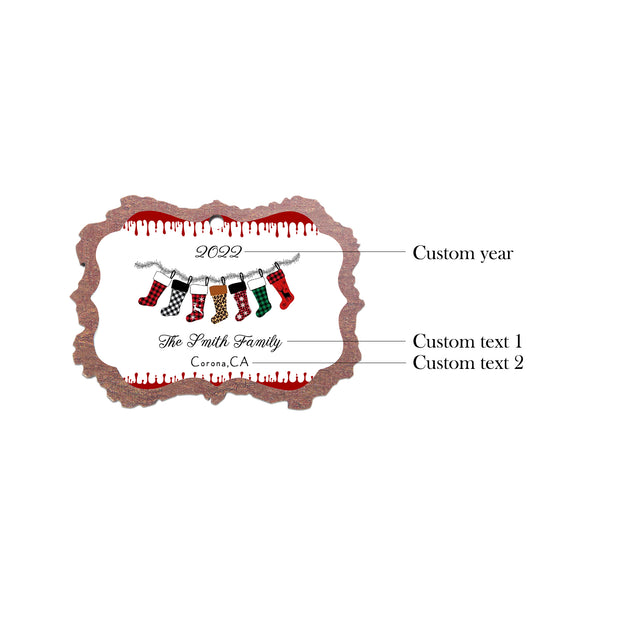 Personalised Photo Christmas Ornament - handmade