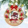 Christmas Decoration Custom Name Ornament - handmade