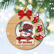 Christmas Decoration Custom Name Ornament - handmade