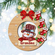 Christmas Decoration Custom Name Ornament - handmade