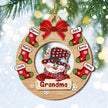 Christmas Decoration Custom Name Ornament - handmade