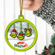 Christmas Decoration Custom Name Ornament - handmade