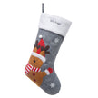 Custom Name Santa Claus Sock - handmade