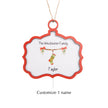 Custom Name Christmas Ornament - handmade