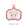 Custom Name Christmas Ornament - handmade