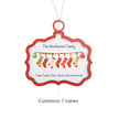 Custom Name Christmas Ornament - handmade