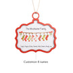 Custom Name Christmas Ornament - handmade