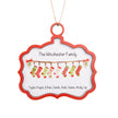 Custom Name Christmas Ornament - handmade