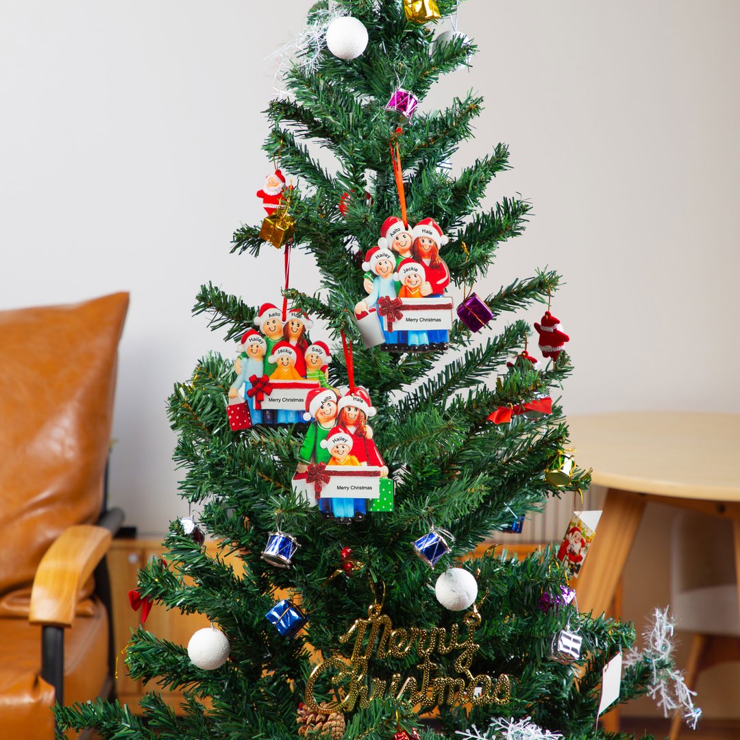 Custom Name Christmas Ornament - handmade