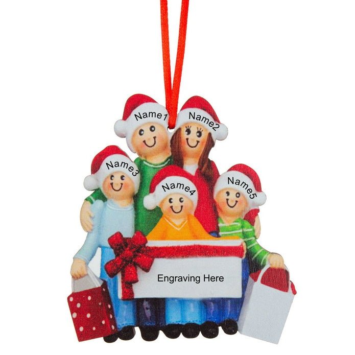 Custom Name Christmas Ornament - handmade
