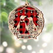 Custom Wooden Christmas Ornament - handmade