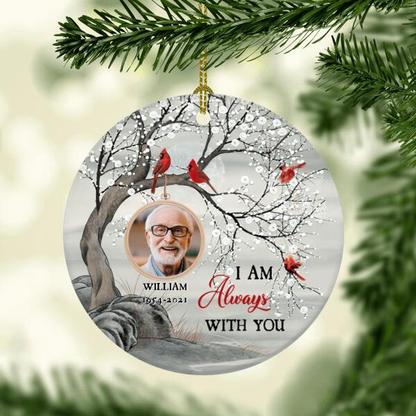 Custom Photo Christmas Ornament - handmade
