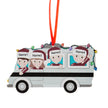 Custom Name Chritsmas Bus Ornament - handmade