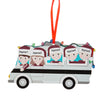 Custom Name Chritsmas Bus Ornament - handmade
