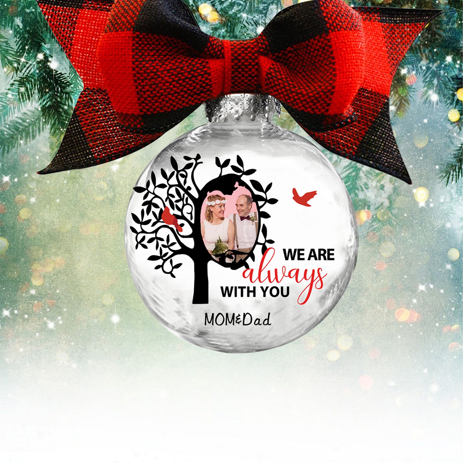 Custom Photo Ornament - handmade